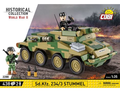 Klocki Wóz Pancerny SD KFZ  234/3 Stummel COBI - 11