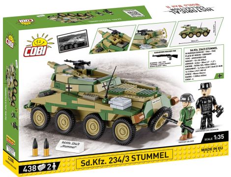 Klocki Wóz Pancerny SD KFZ  234/3 Stummel COBI - 3