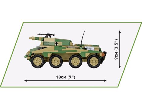 Klocki Wóz Pancerny SD KFZ  234/3 Stummel COBI - 7