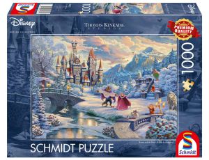 Puzzle Piękna I Bestia Disney PQ T. Kinkade Schmidt 1000el