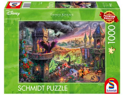 Puzzle Czarownica Diabolina Disney T. Kinkade Schmidt 1000el