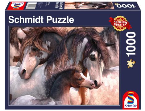 Puzzle Konie Pinto PQ Schmidt 1000el