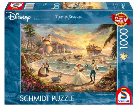 Puzzle Mała Syrenka Disney PQ T Kinkade Schmidt 1000el