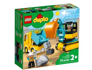 Klocki Ciężarówka I Koparka Gąsienicowa LEGO DUPLO 10931 - image 2