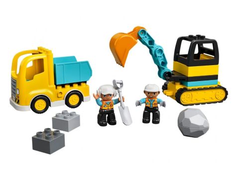 Klocki Ciężarówka I Koparka Gąsienicowa LEGO DUPLO 10931