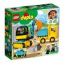 Klocki Ciężarówka I Koparka Gąsienicowa LEGO DUPLO 10931 - 6