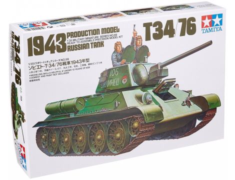 Model Czołgu Russian T34/76 1943 Tamiya