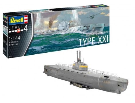 Model Niemiecka Łódź Podwodna TYP XXI 1/144 Revell