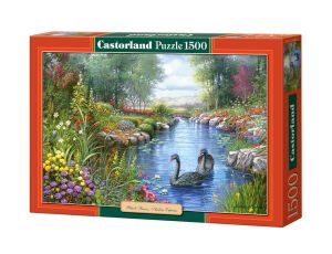 Puzzle Czarne Łabędzie Andres Orpinas Castorland 1500el