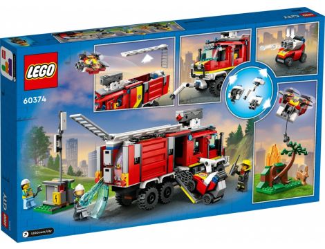 Klocki Terenowy Pojazd Straży Pożarnej LEGO City 60374 - 3