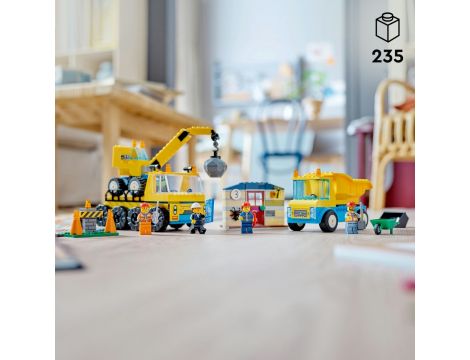 Klocki Ciężarówka I Dźwig Z Kulą LEGO City 60391 - 7