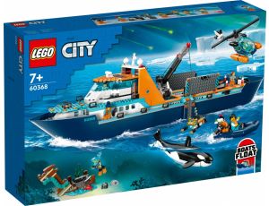 Klocki Łódź Badacza Arktyki LEGO City 60368