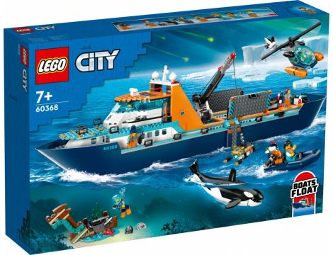 Klocki Łódź Badacza Arktyki LEGO City 60368