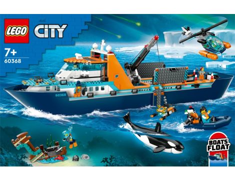 Klocki Łódź Badacza Arktyki LEGO City 60368 - 3