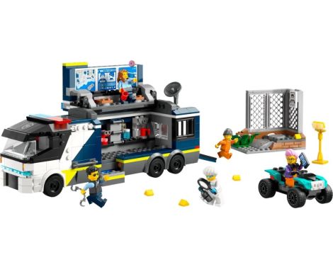 Klocki Policyjna Ciężarówka Z Laboratorium Kryminalnym LEGO City 60418