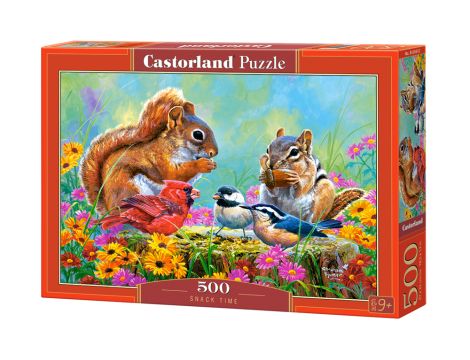 Puzzle Czas Na Przekąskę Zwierzęta Castorland 500el