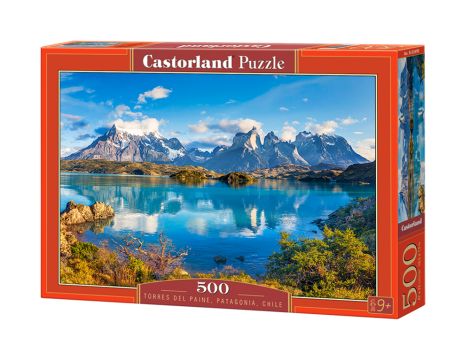 Puzzle Góry Torres Del Paine Patagonia Chile Castorland 500el