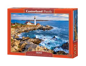 Puzzle Wschód Słońca Nad Cape Elizabeth USA Castorland 500el