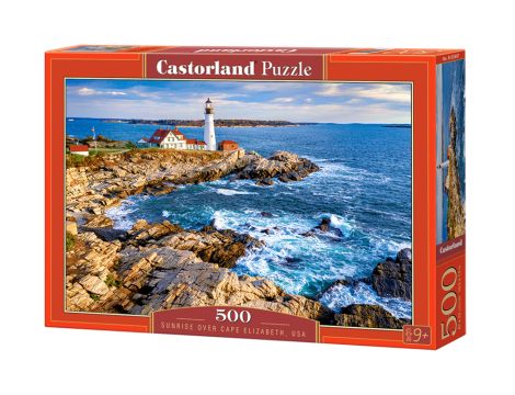 Puzzle Wschód Słońca Nad Cape Elizabeth USA Castorland 500el