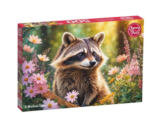 Puzzle Szop Odkrywca Lasu CherryPazzi 500el