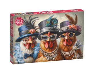 Puzzle Zwierzęta Wyższe Sfery CherryPazzi 500el