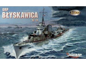 Model Okrętu ORP Błyskawica WZ 44 Mirage