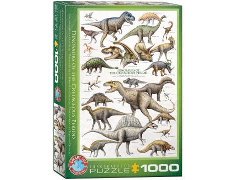 Puzzle Dinozaury Okresu Kredowego 1000el Eurographics