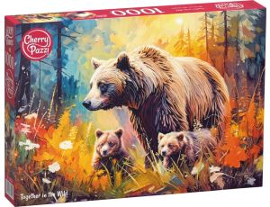 Puzzle Misie Razem W Dziczy CherryPazzi 1000el