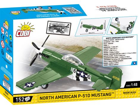 Klocki Samolot P-51D Mustang Cobi - 3