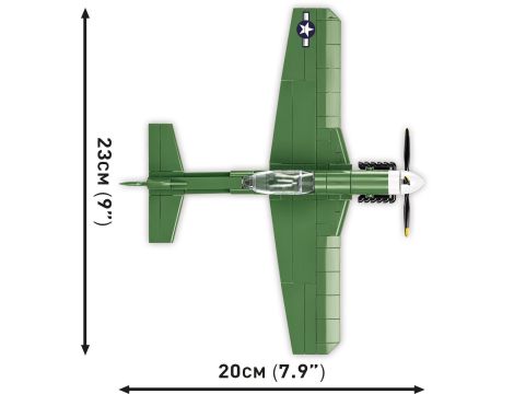 Klocki Samolot P-51D Mustang Cobi - 4