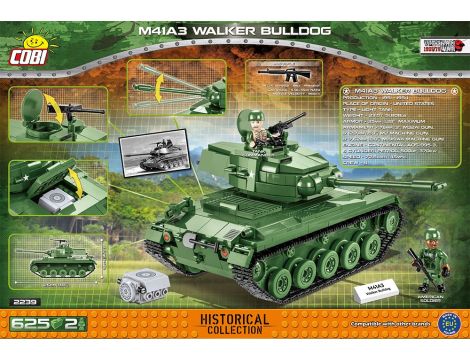 Klocki Czołg M41A3 Walker Bulldog COBI - 2