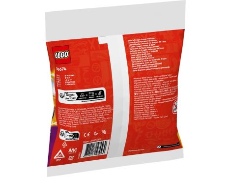 Klocki Pojazd Smocza Moc Zanea LEGO Ninjago - 4