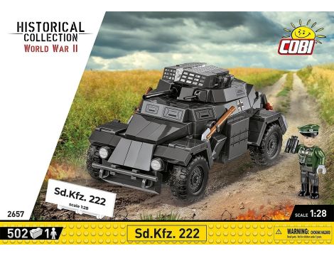 Klocki Wóż Pancerny SD KFZ 222 COBI - 4