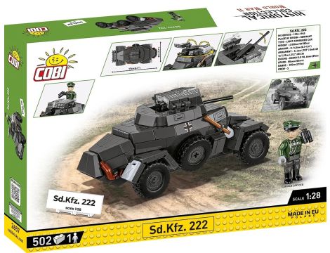 Klocki Wóż Pancerny SD KFZ 222 COBI - 6