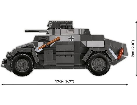 Klocki Wóż Pancerny SD KFZ 222 COBI - 7