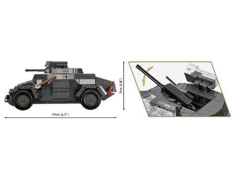 Klocki Wóż Pancerny SD KFZ 222 COBI - 9