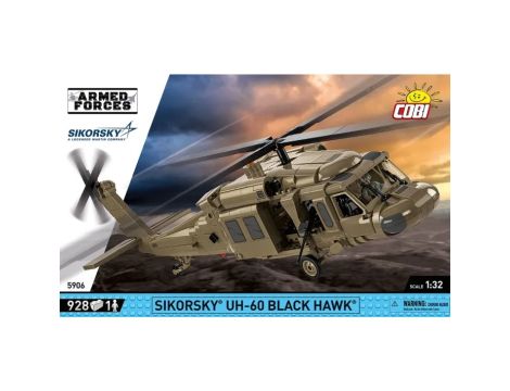 Klocki Śmigłowiec Sikorsky UH-60 Black Hawk COBI - 11