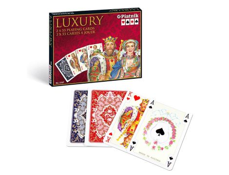 Karty Luxury 2 Talie Piatnik - 3