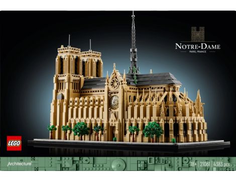 Klocki Notre-Dame w Paryżu LEGO Architecture 21061 - 2