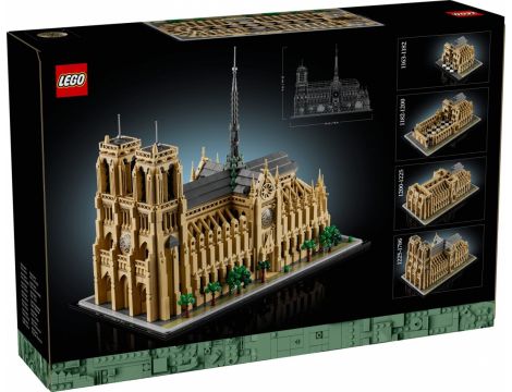 Klocki Notre-Dame w Paryżu LEGO Architecture 21061 - 3