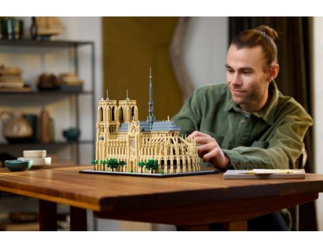 Klocki Notre-Dame w Paryżu LEGO Architecture 21061 - 6
