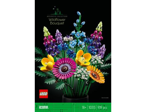 Klocki Bukiet Z Polnych Kwiatów  LEGO Icons 10313 - 2