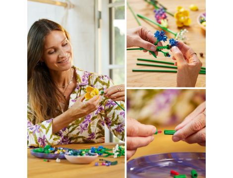 Klocki Bukiet Z Polnych Kwiatów  LEGO Icons 10313 - 6