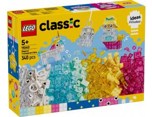 Klocki Magiczny Zestaw Z Przezroczystymi Klockami LEGO Classic 11040