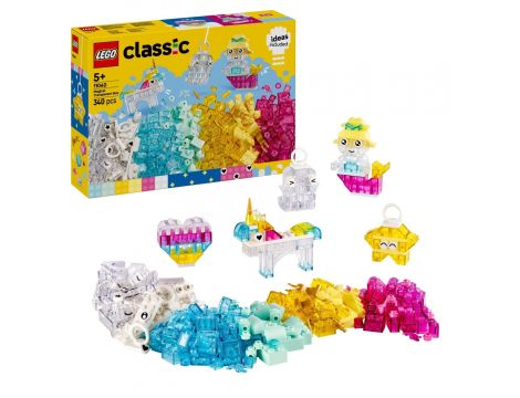 Klocki Magiczny Zestaw Z Przezroczystymi Klockami LEGO Classic 11040 - 8