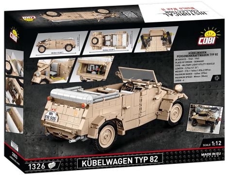Klocki Kubelwagen Personenkraft Wagen Typ 82 COBI - 3