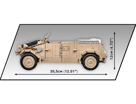 Klocki Kubelwagen Personenkraft Wagen Typ 82 COBI - 4