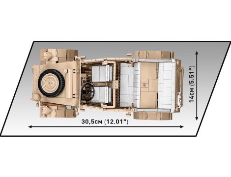 Klocki Kubelwagen Personenkraft Wagen Typ 82 COBI - 5