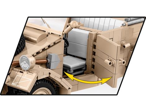 Klocki Kubelwagen Personenkraft Wagen Typ 82 COBI - 7