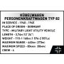 Klocki Kubelwagen Personenkraft Wagen Typ 82 COBI - 17